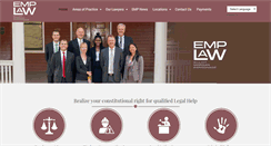 Desktop Screenshot of emplawfirm.com